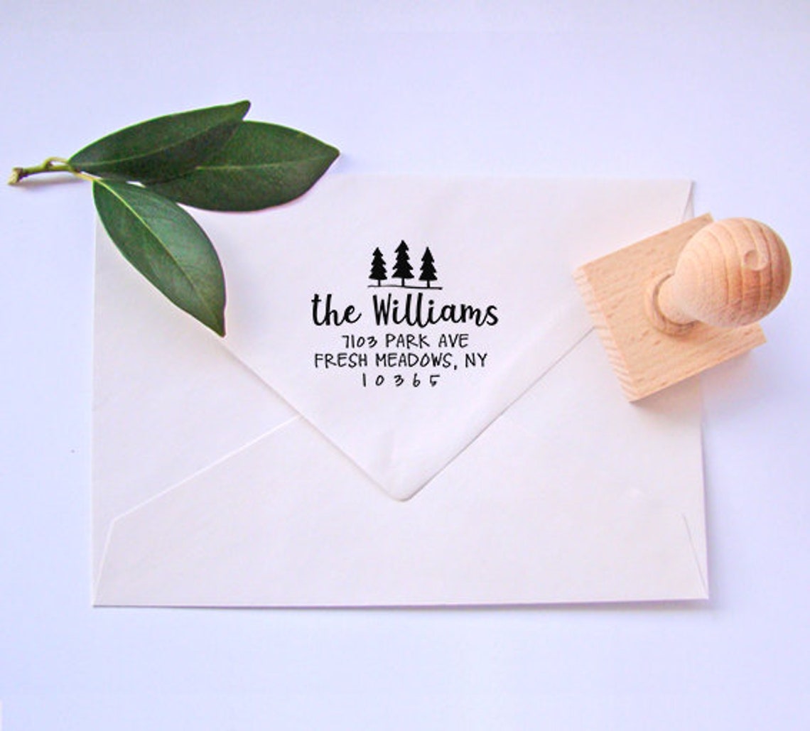 Family Address Stamp / Return Address Stamp / Gift for New Etsy UK