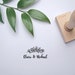 Custom Wedding Stamp / Calligraphy Wedding Invitation / Wedding Gift Rosemary / Custom Rubber Stamp / Personalized Stamp / Wooden Stamp