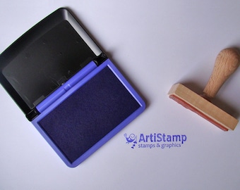 Purple INK PAD / Dye Ink Pad / Craft Ink / Stamp Pad /  Rubber Stamp / 5x9cm