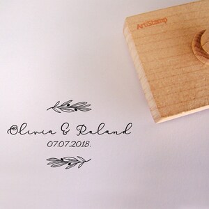 Custom Wedding Stamp/ Initials Stamp / Monogram stamp / Save the Date Stamp / Envelope stamp / Wedding Invitations / Wedding Favour Tags