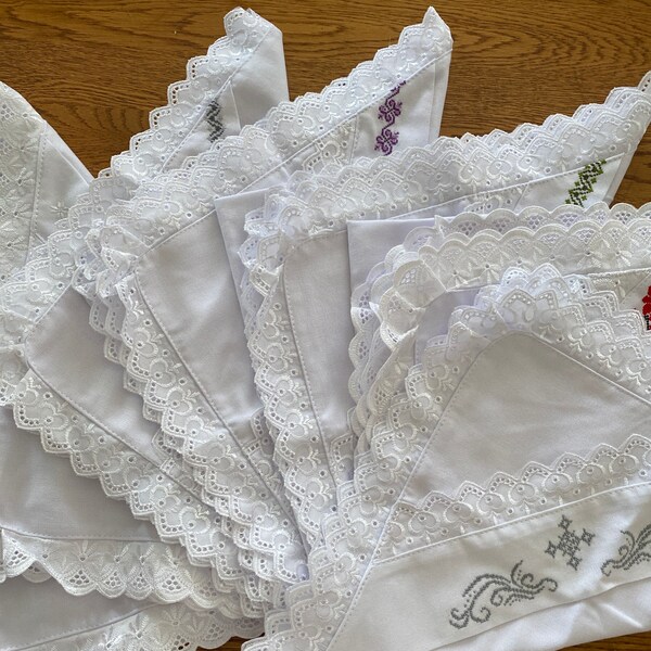 Baptism Krygma baptism blanket white embroidered krygma blanket main image 0