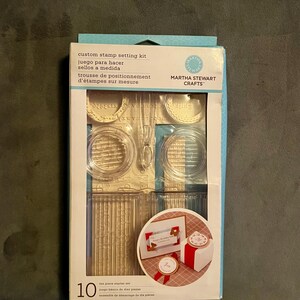 Martha Stewart Crafts Custom Stamp Setting Kit