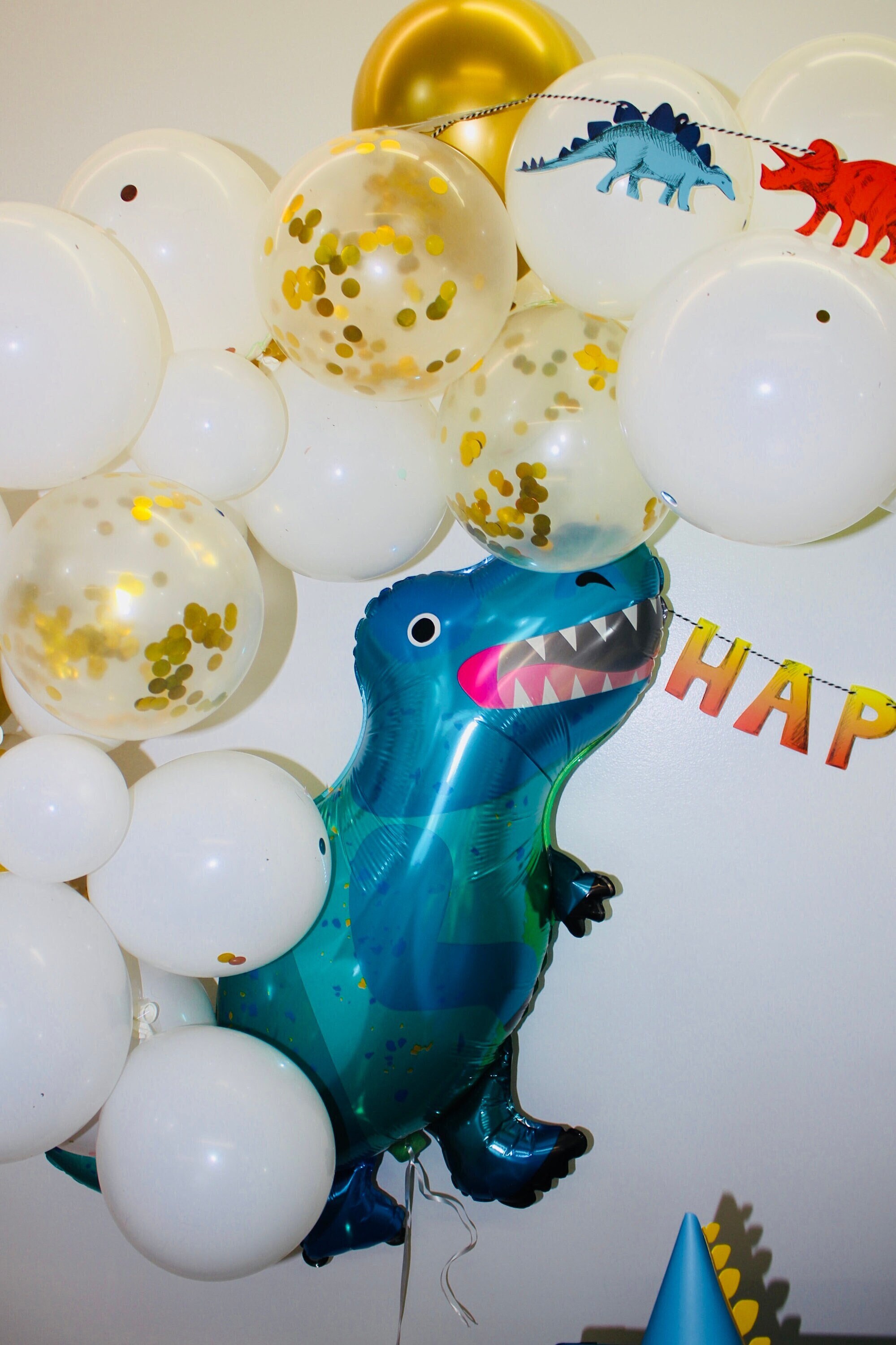 Dinosaur Balloon Stickers, Dinosaur Party Supplies