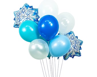 60 Multi-color Plastic BALLOONS CLUSTER Birthday Picks decoration favors Bulk  Buy !!!