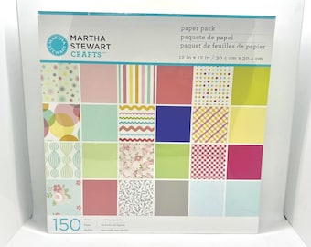 Martha Stewart Crafts 12x12 Scrapbook Paper Pad, of Martha Everyday Collection