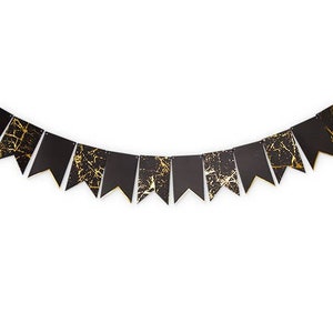 Black & Gold Banner \\ Black and Gold Speckle Banner \\ Black and Gold Party \\ Black and Gold Party Supplies