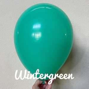 Wintergreen 11&quot;  Latex Balloons, Qualatex USA balloon