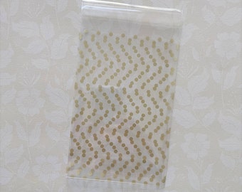 Gold Dot 4" x 6" cookie bags, Self seal bags, Gold dot Frozen Kawaii Cello cookie bag Christmas  Party Wedding Cookie Candy Packaging bag