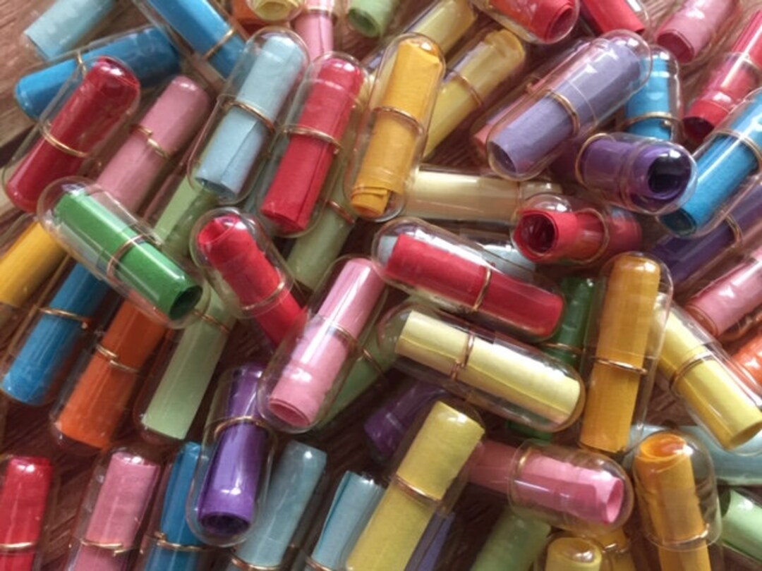 Message Scrolls, Clear Wish Notes, Message in a Bottle, Love Notes ...