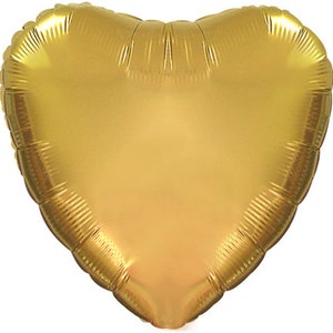 17-18 Heart Foil Balloon, Gold Polk Dot Heart Balloon, Gold Balloon, Purple, Red, Orange, Green Heart Balloon Antique Gold