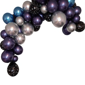 Space Galaxy Outer Space DIY Balloon Garland, Astronaut, NASA, Space, Moon, Star Balloon Garland