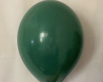 Evergreen, Hunter Green, Dark Green 5&quot;, 11&quot;, 17&quot;, 24&quot; Latex Balloons, USA balloon, Autumn Fall Decor
