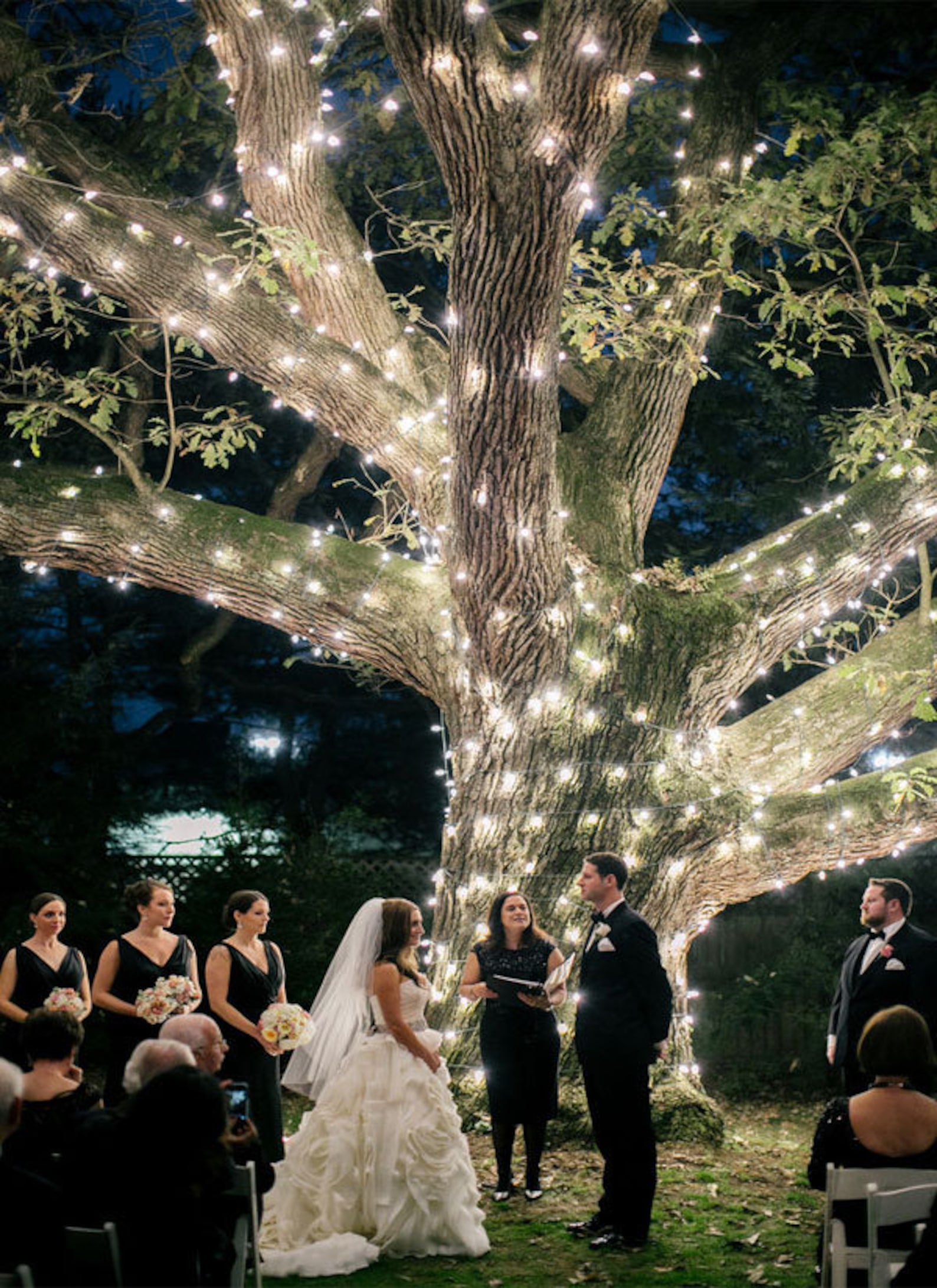110V Plug-in Tree Hanging Lights for Weddings, LED Linkable Fairy ...