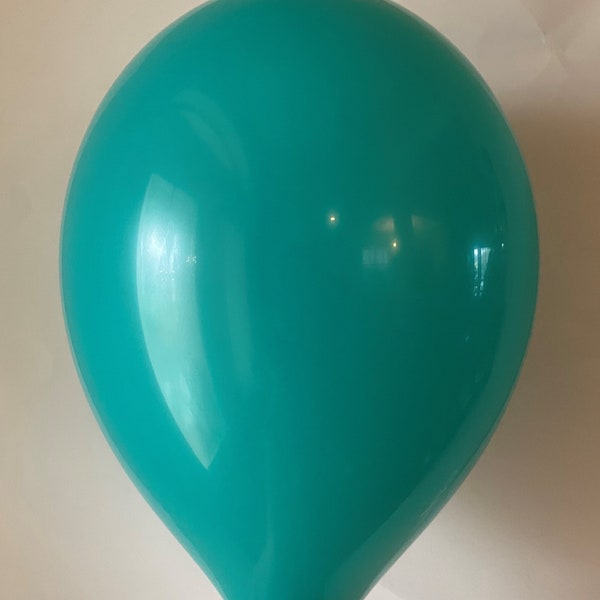 Teal Blue  5",11" Balloons,, Tuf Tex USA Balloons Teal Latex, Ocean Blue latex balloon, Round Balloons Balloon, Teal Wedding
