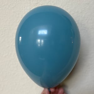 Slate Blue TufTex USA Latex Balloons Dusty Blue 5&quot;, 11&quot;,17&quot;, 24&quot; Blue Slate, Wedding, Blue Slate Balloon, Bridal, Dusty Teal, Baby Shower