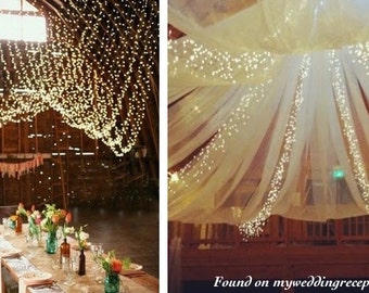 65 feet 200 LED Fairy String Light Linkable, Waterproof Wedding, Outdoor Indoor Barn wedding, Birthday, Party, Room Decor, Christmas Light