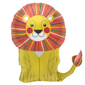 Safari Animal Balloons,Lion Balloon,Elephant Balloon, Zebra print, Safari Party~Wild One Decor~Two Wild