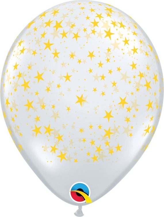 Star Printed Clear Balloons, Star War Black Pink Star Latex Balloons, Purple Clear Balloons with Star Print, Twinkle Little Balloons