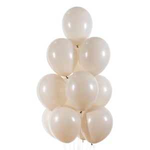 White Sand 5&quot;,9&quot; 11&quot;, 18&quot; and 24 Inch Balloons, Beige Latex, Cream, 24&quot; latex balloons, Round Balloons Balloon, Wedding Balloons