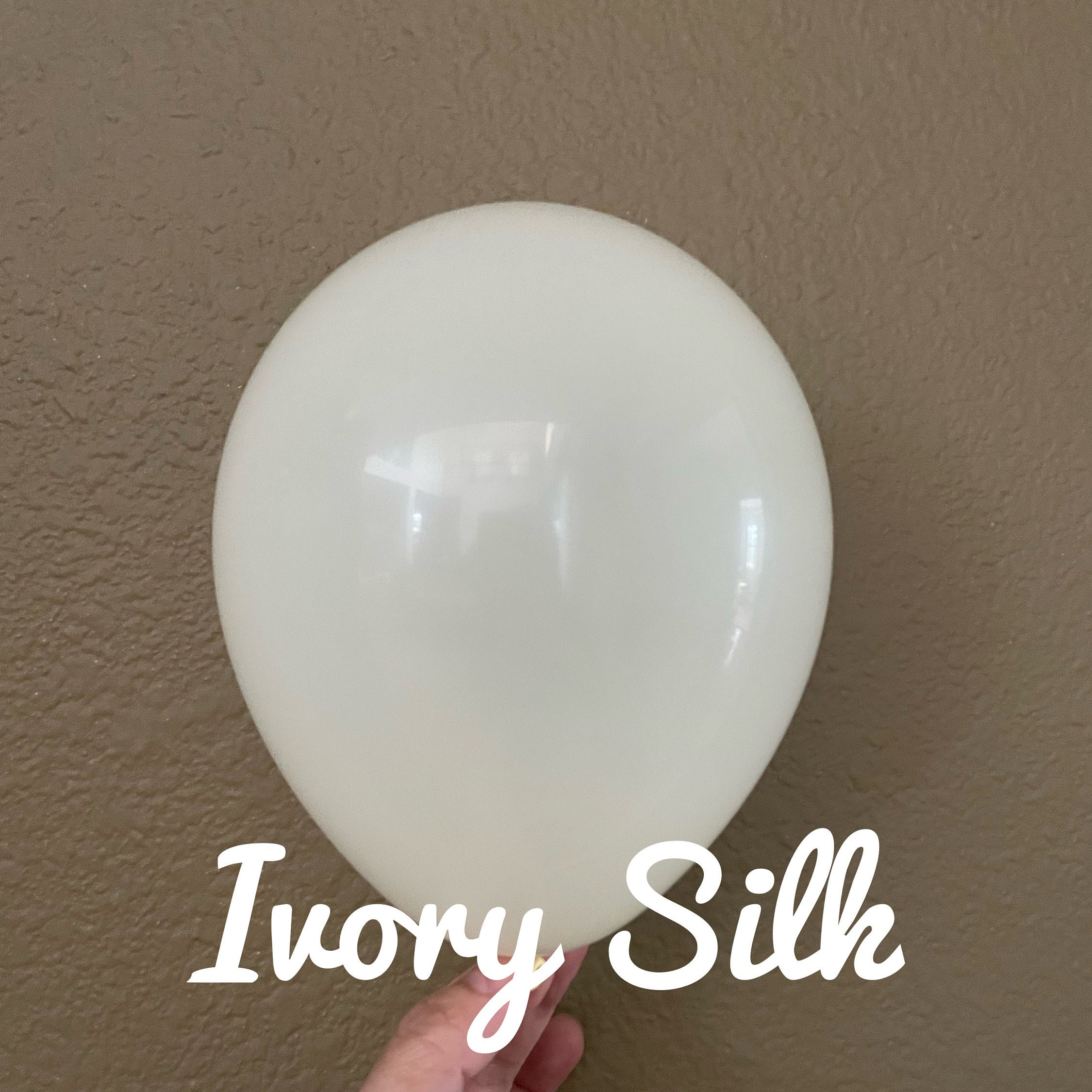 Off-white Curling Ribbon Ivory Cream Balloon Ribbon / Balloon