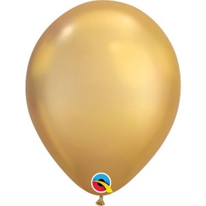 Goud chroom Qualatex ballonnen, chroom goud ballon set, chroom goud baby shower decor, goud feest decor, gouden ballonnen, bruiloft ballonnen