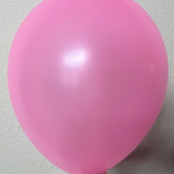 Neon Pink, Bubblegum Pink, Sharp Pink 11" Inch Balloons, Pink Latex, Shiny Pink, Pearl Pink latex balloon, Round Balloons Balloon, Wedding