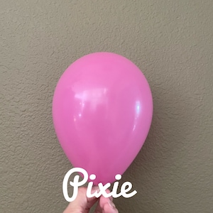 Pixie Pink Tuftex USA 5&quot;,11&quot;. 17&quot; and 24&quot; New Color Sunkissed collection, Pixie Rose Pink Latex Balloons, Balloon Garland, Wedding