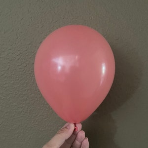 Coral Latex Balloons, Coral Balloon, Qualatex USA , Gemar, Coral Wedding, Birthday, Retirement, Baby Shower, Bridal Shower Party
