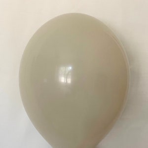 Stone Color 5&quot;, 11&quot;. 17&quot; and 24 Inch Balloons, Beige Latex, Sandstone, 24&quot; latex balloons, Round Balloons Balloon, Wedding Balloons