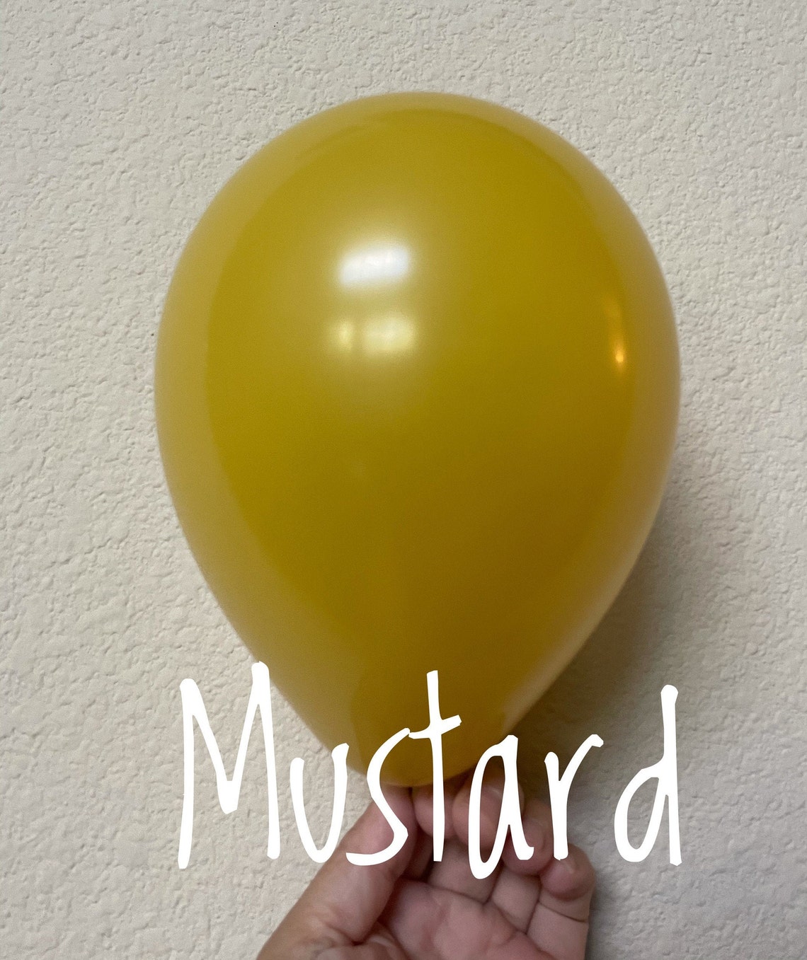 Mustard yellow 5 11 latex balloons fall color balloon USA Etsy