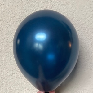 Pearl Midnight Blue balloons | 5&quot;, 11 inch Qualatex USA solid latex balloons, Birthday, Balloon Garland, Retirement, Pearl Midnight Blue