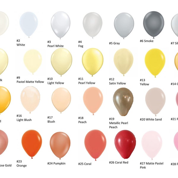 5 Inch Balloons - Etsy