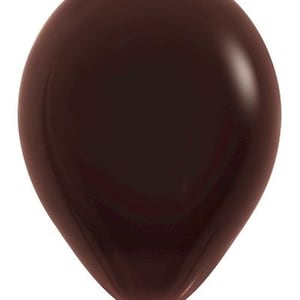 Chocolate, Chocolate Brown, 5&quot;,9&quot; 11&quot; Balloons, Dark brown, Qualatex USA Nature Brown latex balloons, Round Balloons Balloon, Wedding