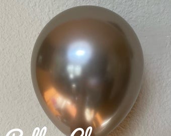Champagne Gold Chrome Balloons, 5", 11", 18"  Champagne Balloon, Champagne wedding