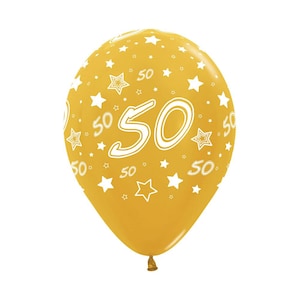 50th Birthday Anniversary, Age 50 Gold Balloons, 50th golden anniversary, 50 birthday  balloons, 50th Birthday, 50th Wedding Anniversary