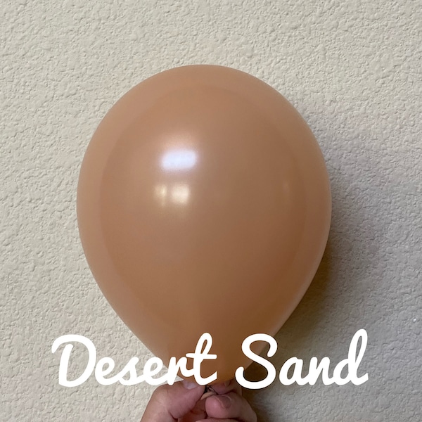 Desert Sand, 5", 11, 18" and 24 inch Latex Balloon, Sand Latex, Retirement, Graduation, Nature wedding, Baby Shower, Bridal shower