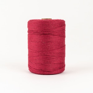 Cranberry Cotton Warp Thread for Weaving