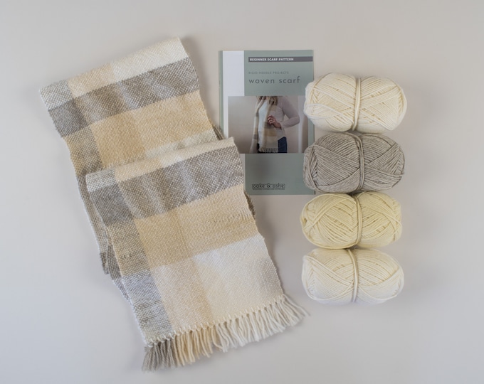 Rigid Heddle “Neutral Woven” Scarf Kit