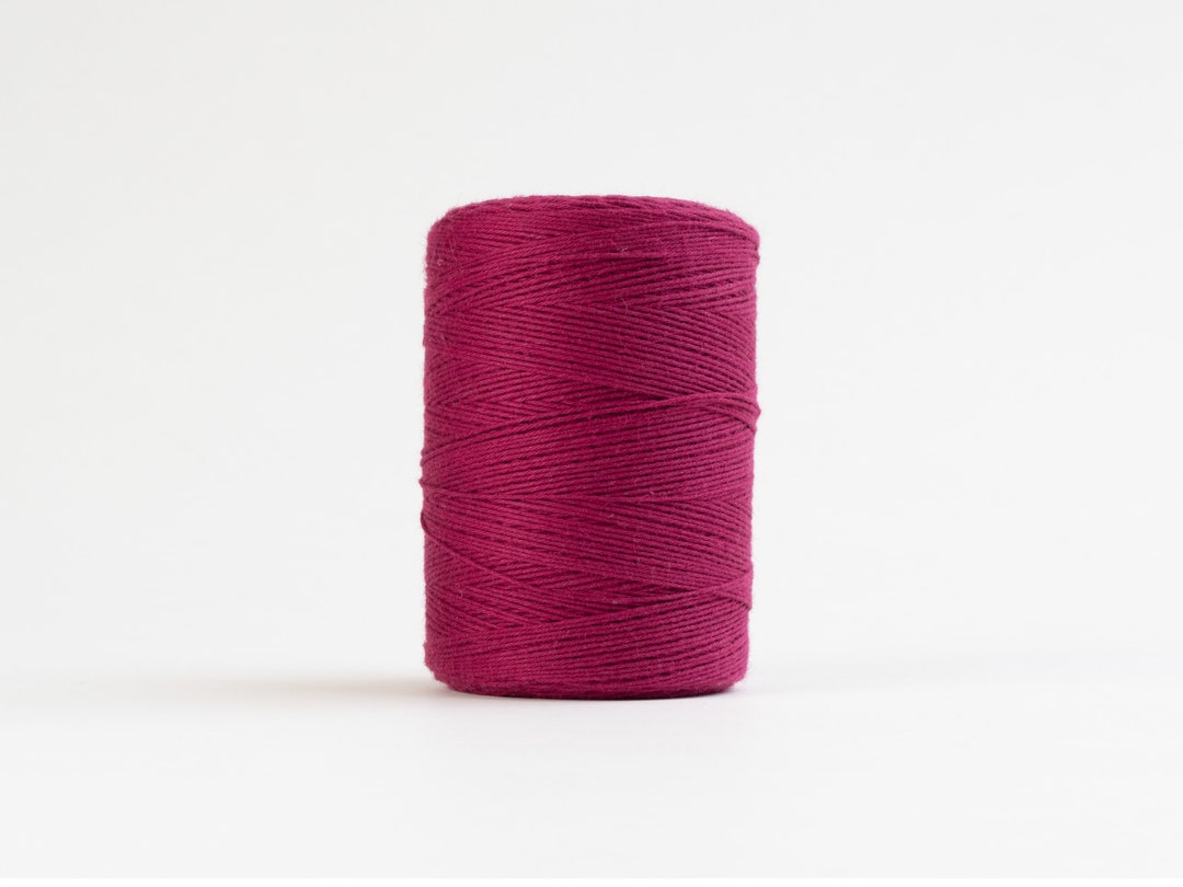 Raspberry Cotton Warp Thread for Weaving - Etsy