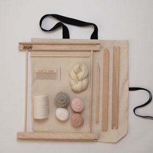 14&quot; Frame Loom Weaving Kit Blush