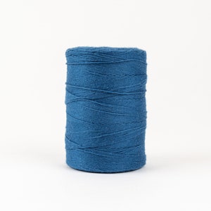 Marine Blue Cotton Warp Thread for Weaving