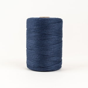 Navy Cotton Warp Thread for Weaving