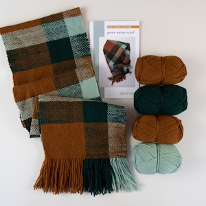 Rigid Heddle “Green Woven” Scarf Kit