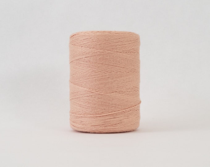 Peach Cotton Warp Thread for Weaving