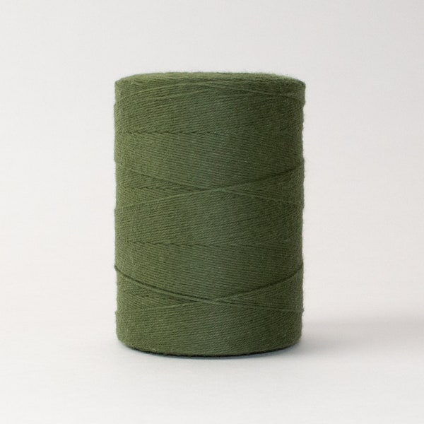 Cypress Green Cotton Warp Thread for Weaving