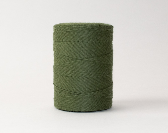Cypress Green Cotton Warp Thread for Weaving
