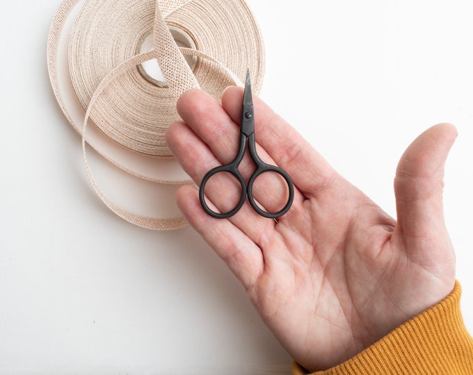 Tiny Snips - Mini Matte Black Embroidery Scissors