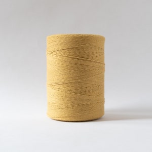 Mustard Cotton Warp Thread for Weaving