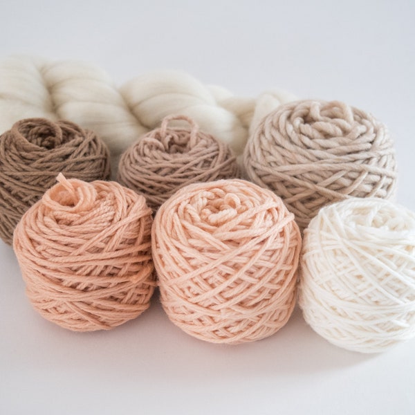 Weaving Yarn Pack - Peachy Keen