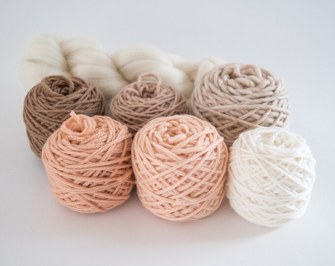 Weaving Yarn Pack - Peachy Keen